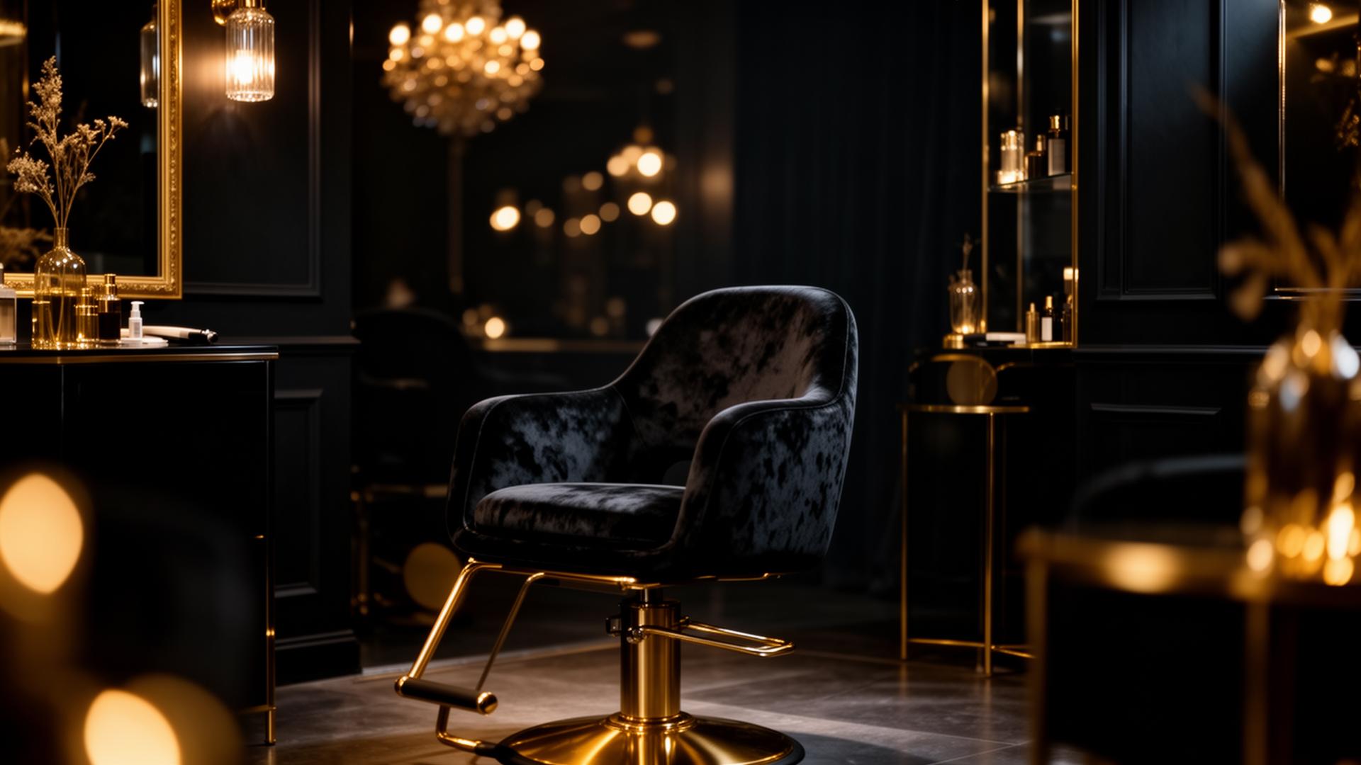Luxury beauty salon interior at Syd's Luxury Bar